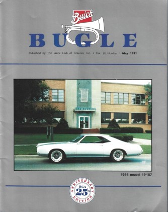 THE BUICK BUGLE 1991 MAY - '66 RIVIERA MOD 49487